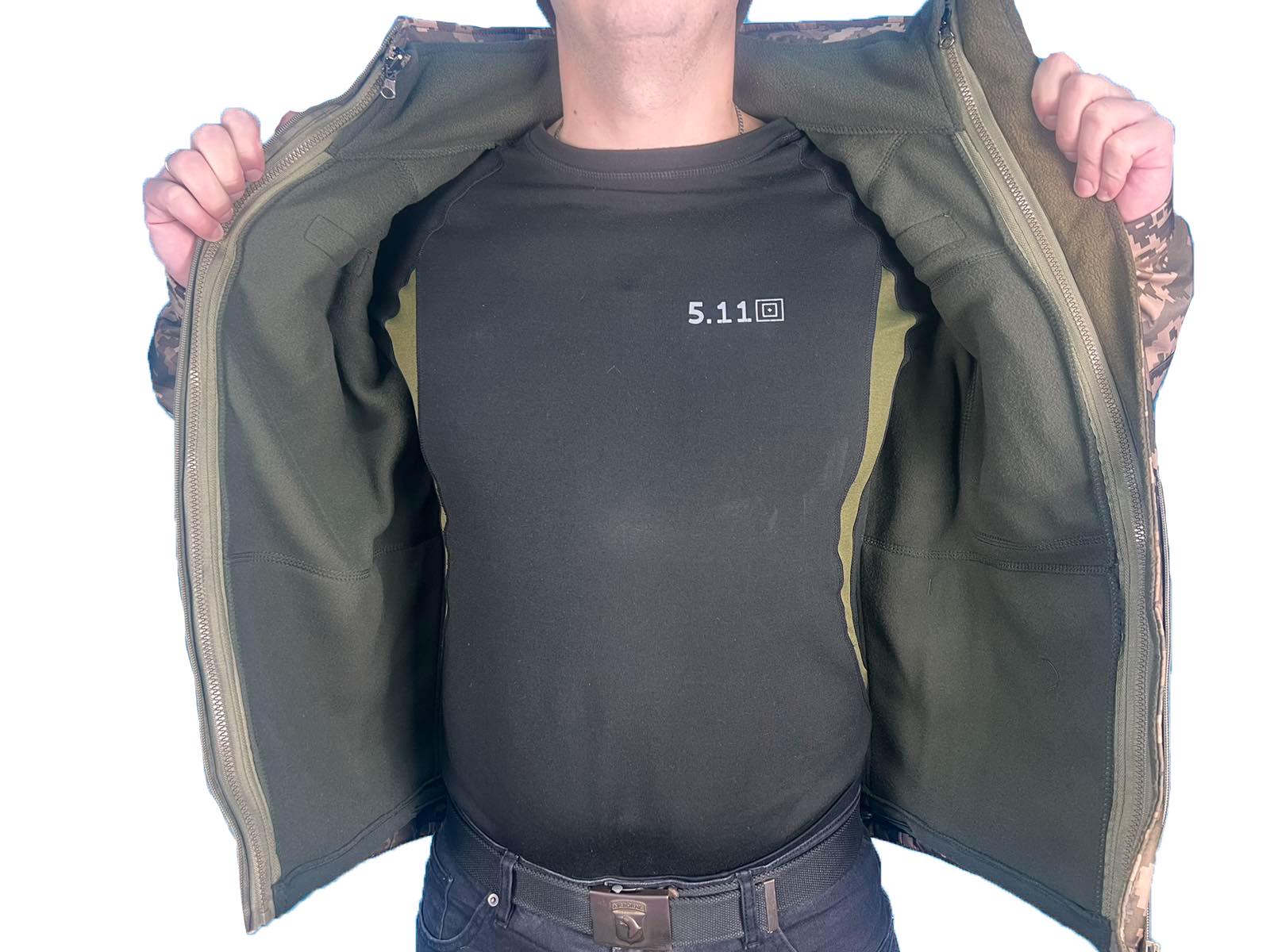 Куртка Soft Shell с флис кофтой Pancer Protection р. 56 ММ-14 (357557456) - фото 3