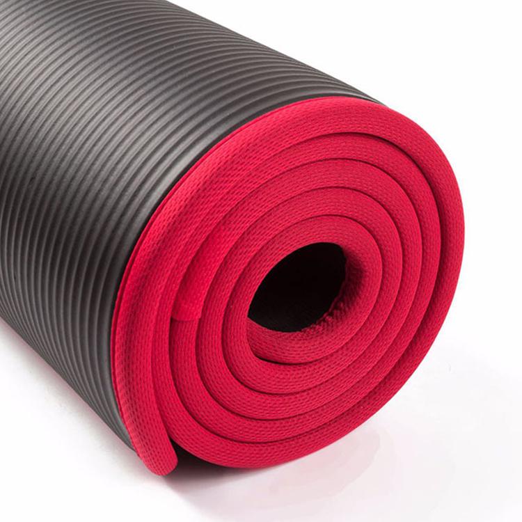 Коврик для йоги и фитнеса Yoga mat 1810x610x10 мм Черный каучук - фото 6 Коврик для йоги и фитнеса Yoga mat 1810x610x10 мм Черный каучук - фото 6