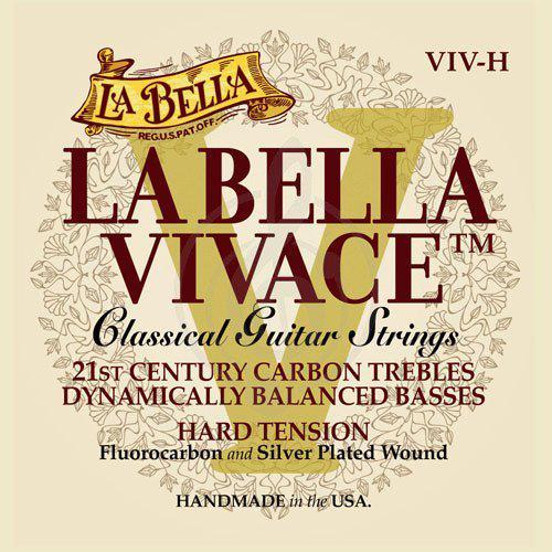 Струны для классической гитары La Bella Vivace Fluorocarbon VIV-H Hard Tension (126104)