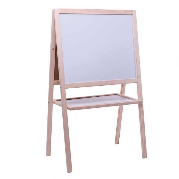 Мольберт дитячий магнітний двосторонній для крейди маркерів і магнітів (23227930)