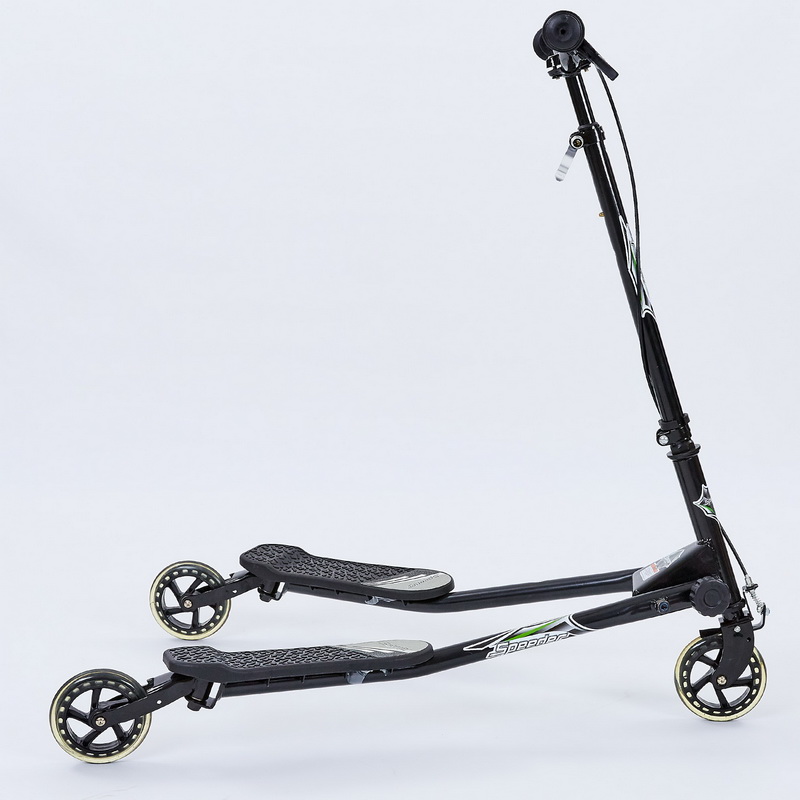 Самокат-трайк TRIKKE SPEEDER складной Черный - фото 16