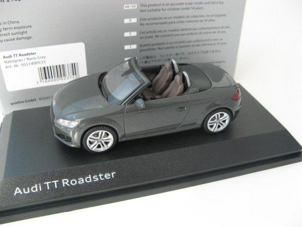 Модель автомобіля Audi 1:43 TT 8S Roadster Nano Grey (14274986) - фото 6