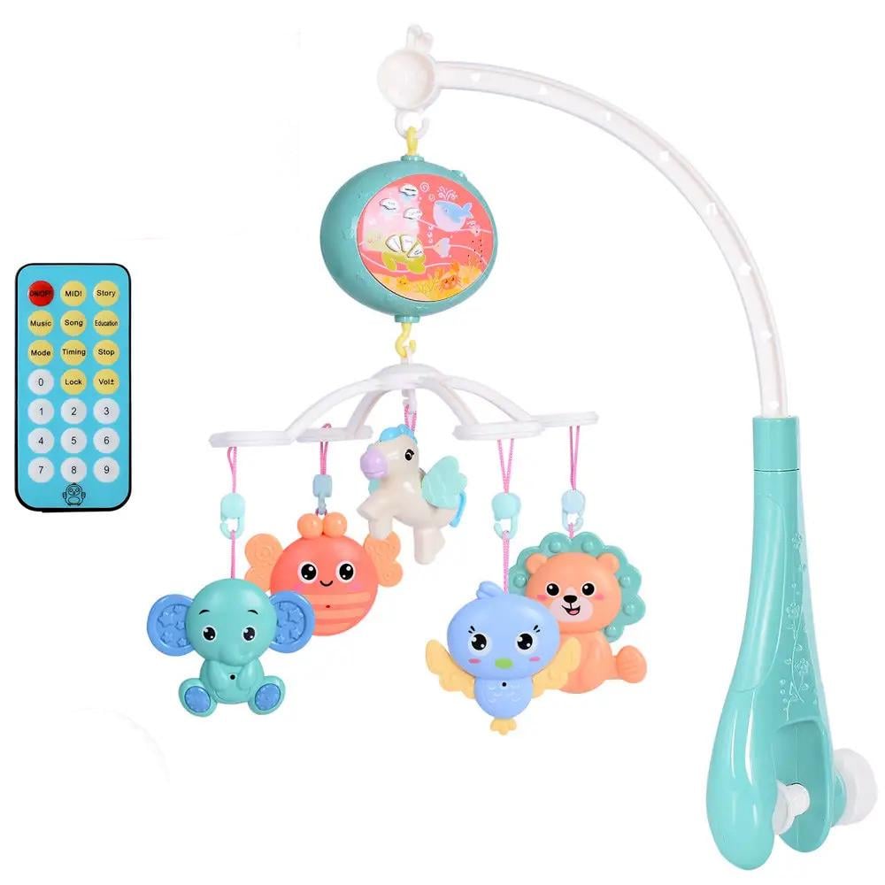 Мобиль-карусель детский на радиоуправлении с проектором/музыкой/песнями и погремушками на английском (30658876) - фото 2 Мобиль-карусель детский на радиоуправлении с проектором/музыкой/песнями и погремушками на английском (30658876) - фото 2