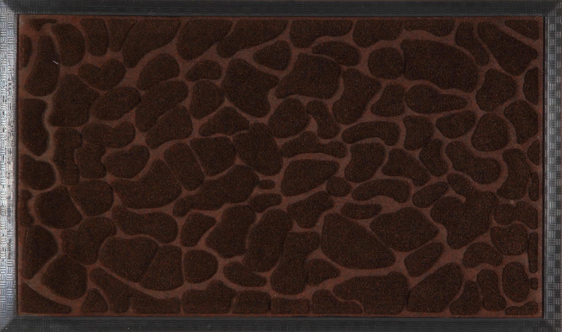 Коврик придверный Relana MX Stone 60x90 см прямоугольный Коричневый (00-00010803)