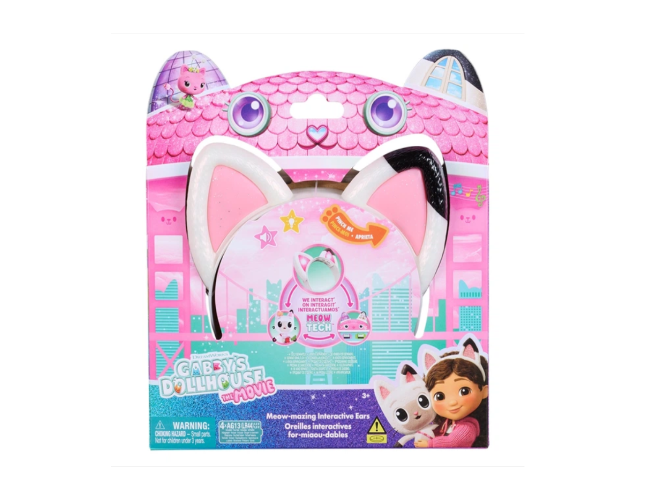 Інтерактивні котячі вушка Gabby's Dollhouse The Movie Meow-mazing Interactive Ears (500269)