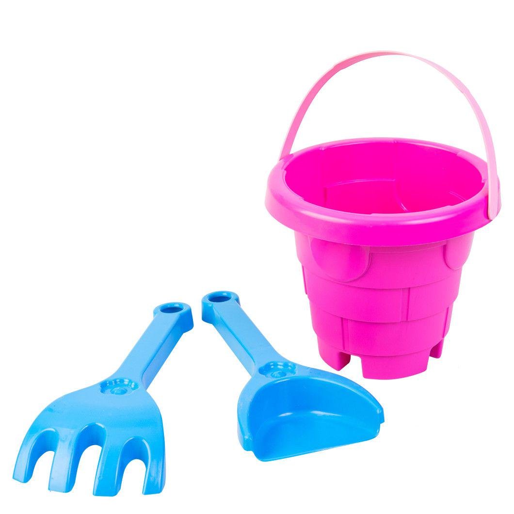 Набір для піску Tigres Вежа 3 елементів Рожевий Набір для піску Tigres Вежа 3 елементів Рожевий