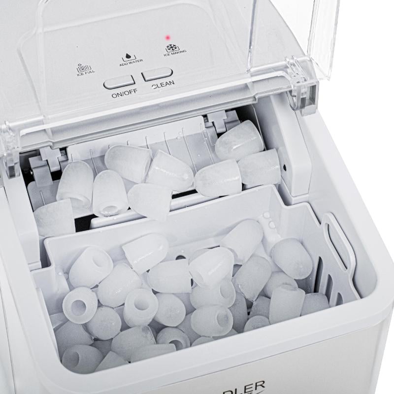 Льодогенератор Adler AD 8086 для дому та бару з холодильником 120 Вт 1,5 л 12 кг/24 години - фото 4