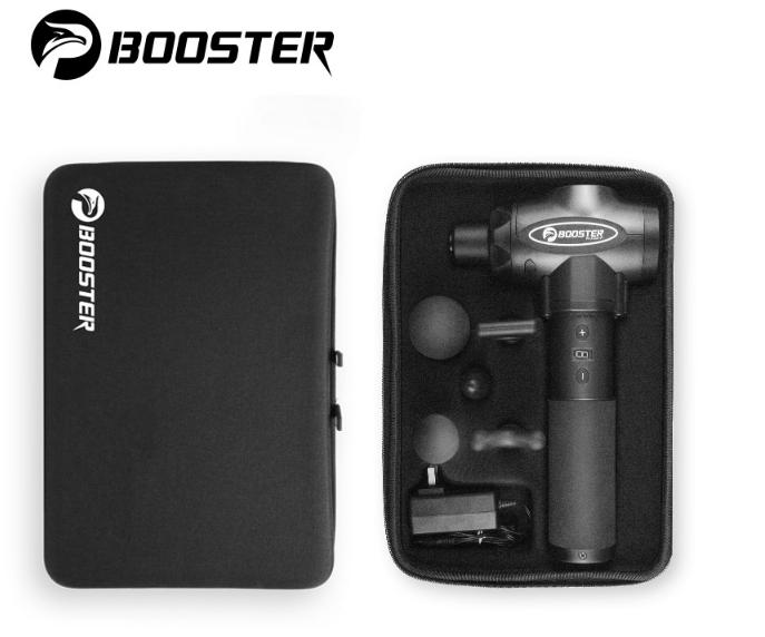 Перкуссионный мышечный массажёр Booster E Черный - фото 2