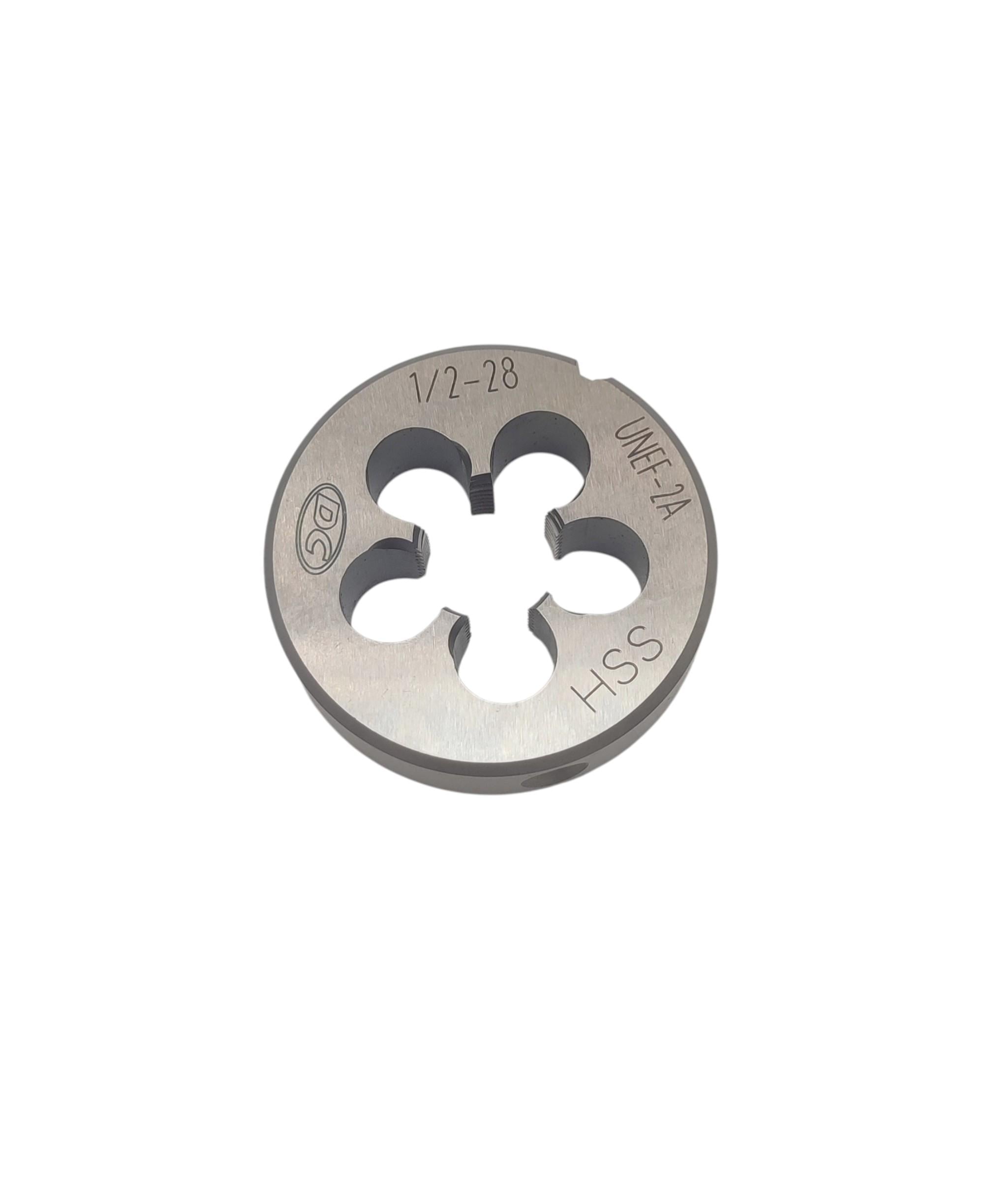 Плашка UNEF 1/2" 28 нитей Р6М5 HSS N5120 104274 DC Swiss (27722355)