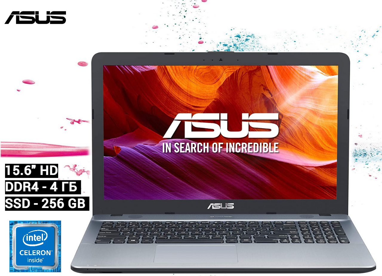 Ноутбук Asus R540MA-GQ757 15,6" HD Led Celeron N4000 4 Gb Ram 256 GB SSD Windows 10 - фото 2