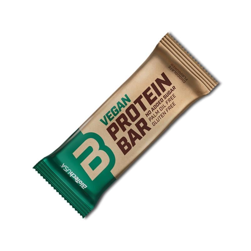 Протеїновий батончик BioTechUSA Vegan Protein Bar 50 г Chocolate - фото 1