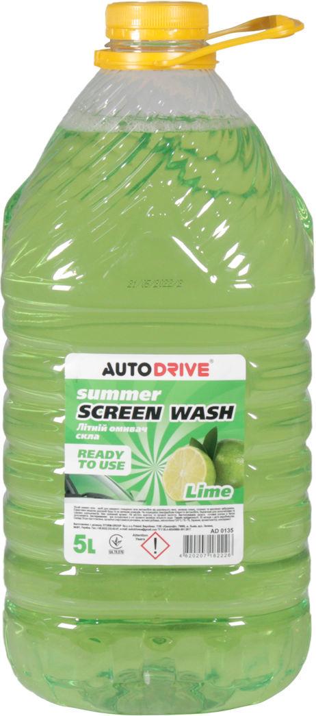 Омыватель стекла летний Auto Drive Лайм 5 л (0101474)
