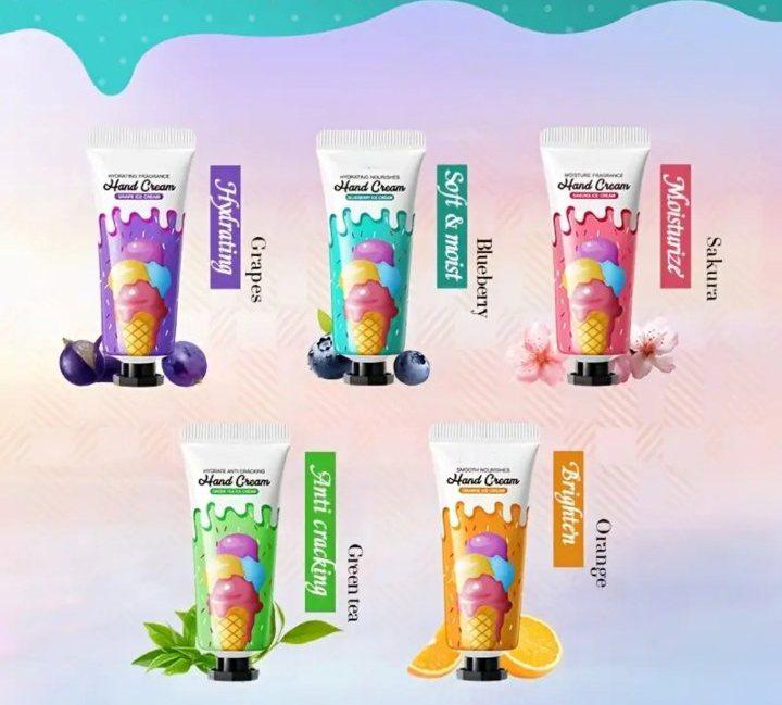 Подарунковий набір зволожуючих кремів для рук 5 шт. по 20 г (4031) - фото 3 Подарунковий набір зволожуючих кремів для рук 5 шт. по 20 г (4031) - фото 3