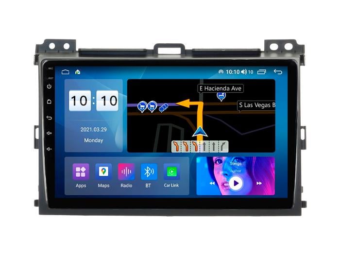 Штатна магнітола для Toyota Prado 120 Mekede Android 10 2/32 DSP Carplay 4G