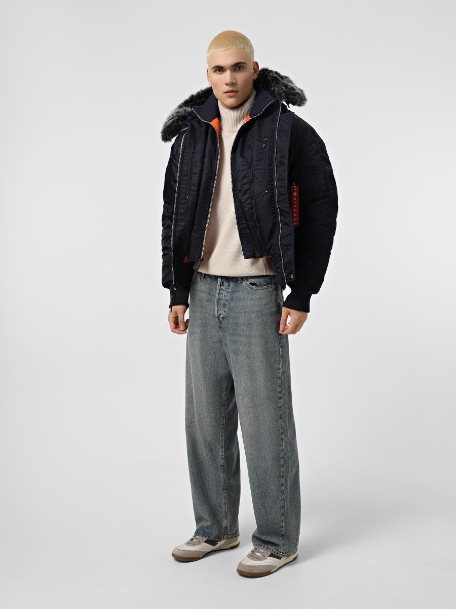 Куртка зимова коротка Airboss N-2B Starhawk L Синій (125591) - фото 8