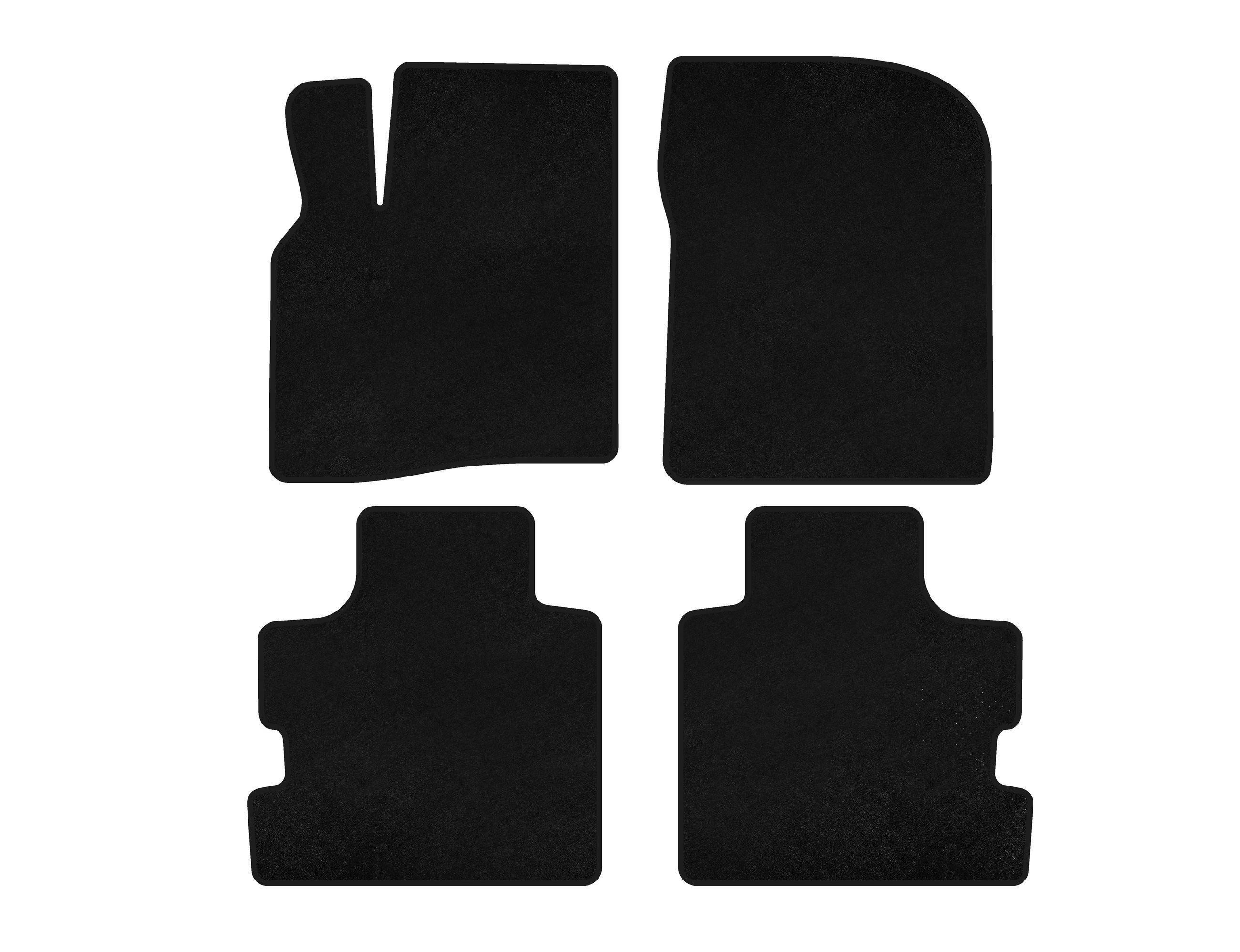 Коврики автомобильные текстильные Digital Designs Premium для Chrysler Pacifica 2004–2008 гг. Черный (152724)
