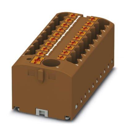 Розподільний блок Phoenix Contact PTFIX 6/18X2,5 BN 450В 24A Push-in Коричневий (3273384)