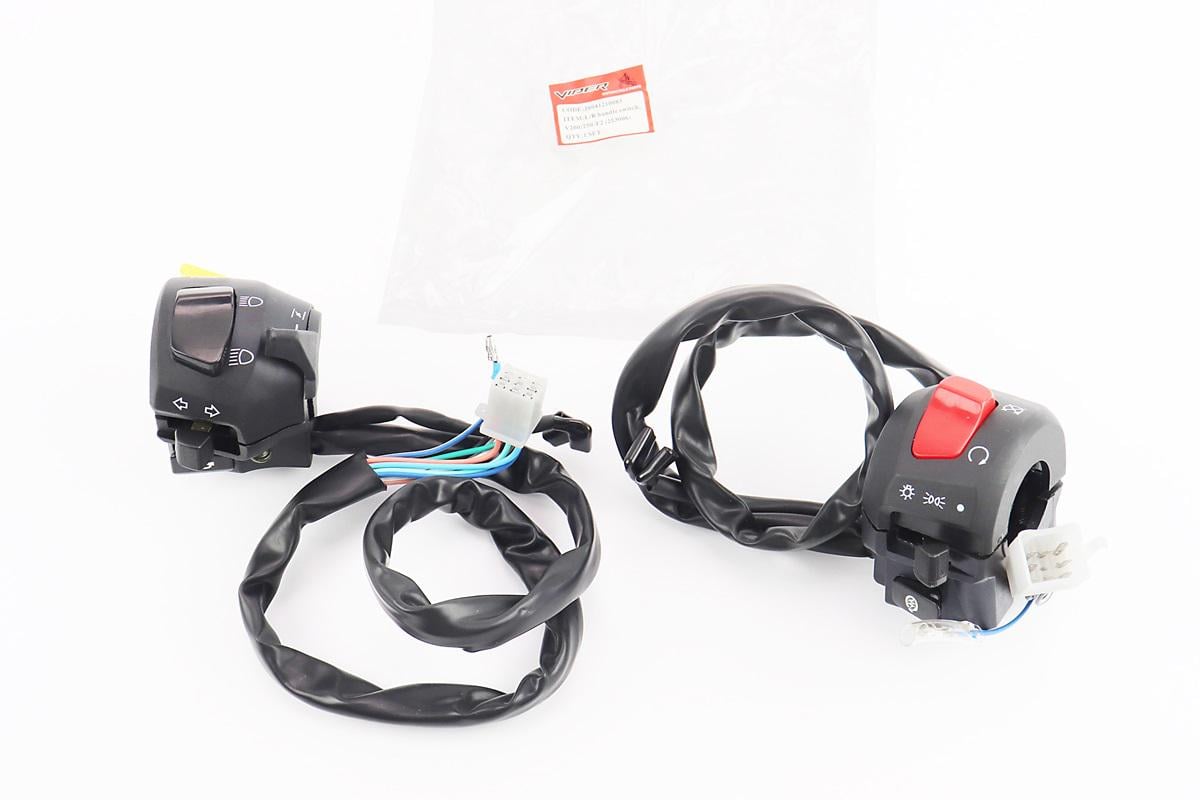 Блок кнопок на руле левый/правый к мотоциклу Viper-Zongshen V200F2/V250F2