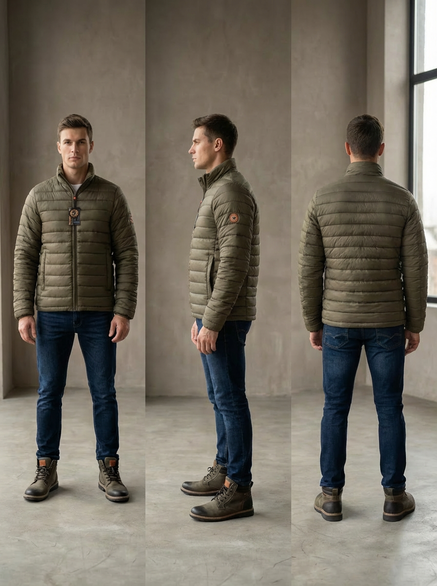 Куртка чоловіча Just Emporio L Хакі (1618) - фото 8 Куртка чоловіча Just Emporio L Хакі (1618) - фото 8