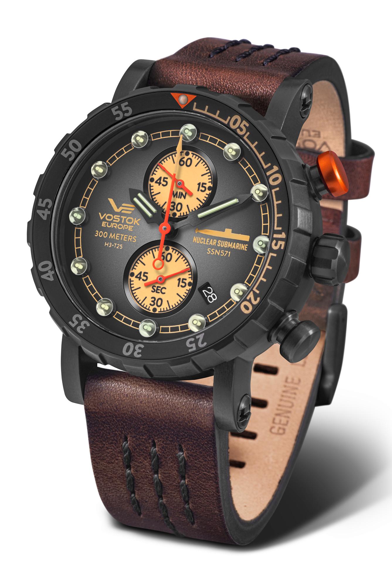 Наручний годинник чоловічий VOSTOK EUROPE VK61-571C611 (571C611)