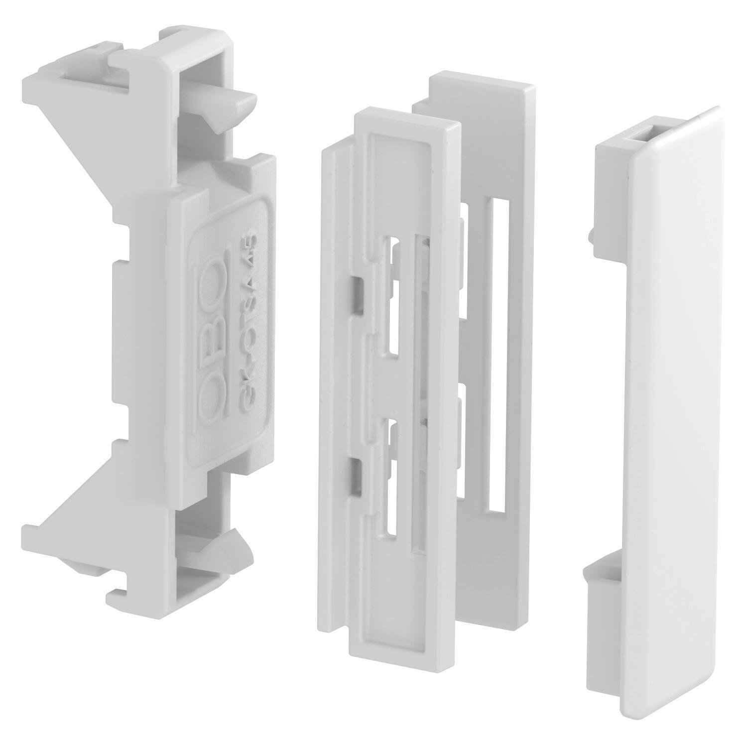 Заглушка декоративна OBO Bettermann Rapid 45 для короба 100x53 мм ABS пластик Білий (6113030)