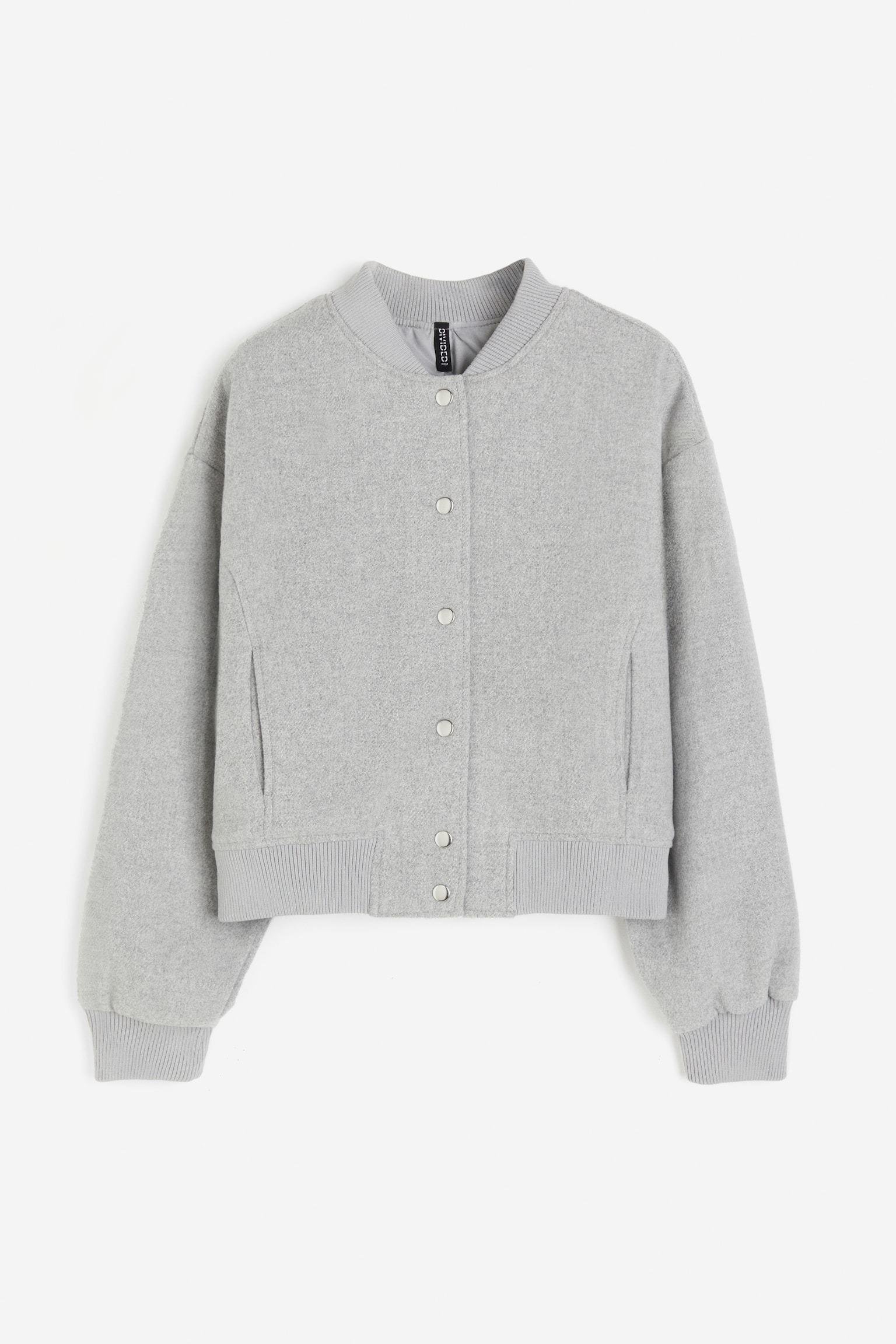 Бомбер H&M 1209974П XS Серый
