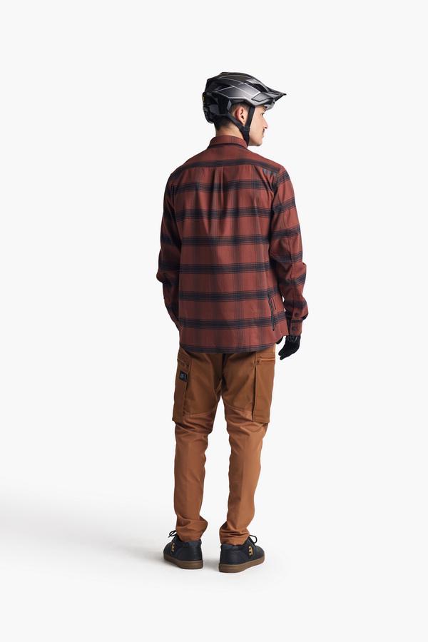 Сорочка TLD Grind Flannel Stripe Russet M (827260023) - фото 3