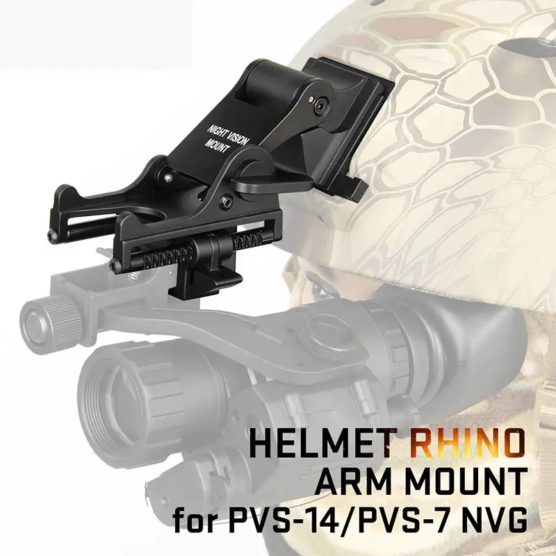 Крепление на шлем для ПНО Rhino mount NVG PVS-7/PVS-14 с разъемом - фото 2
