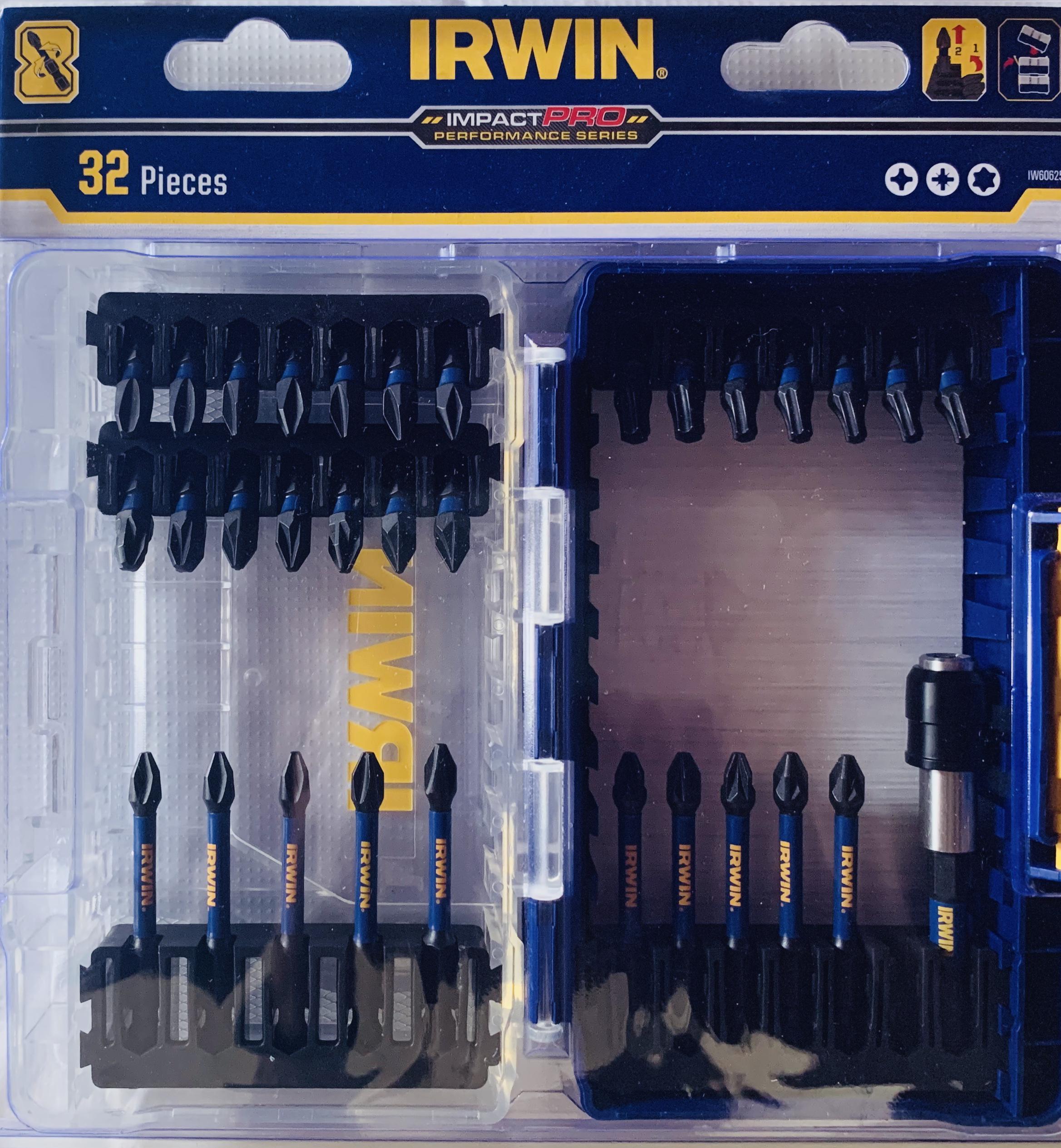 Набор бит Irwin impact mix в кейсе 32 шт. (iw6062507)