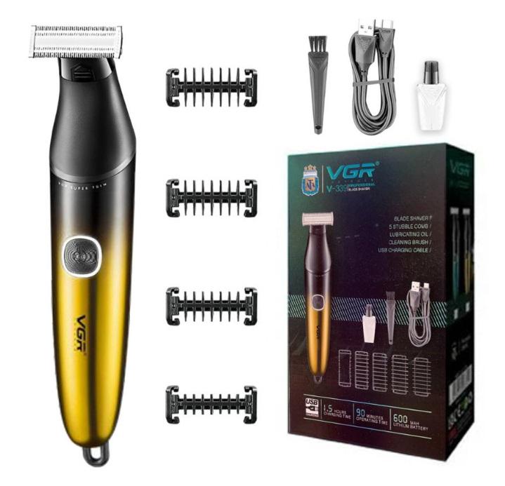 Бритва-тример для стрижки бороди та вусів VGR V-339 Золотий