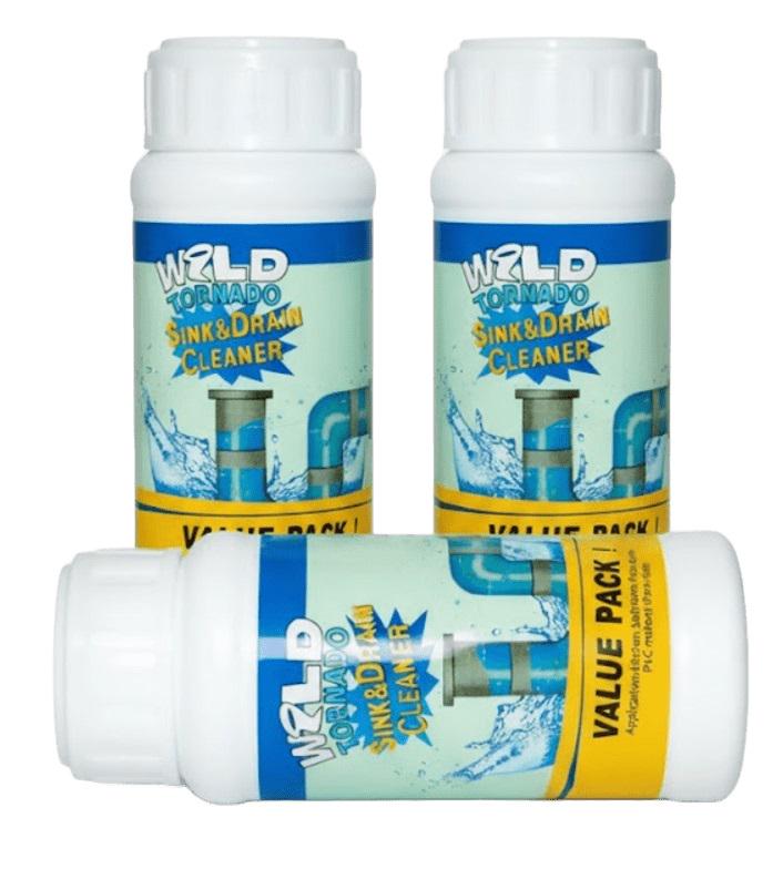Засоби для очищення труб та усунення засорів Wild Tornado Sink & Drain Cleaner 3 шт. (2104618738)