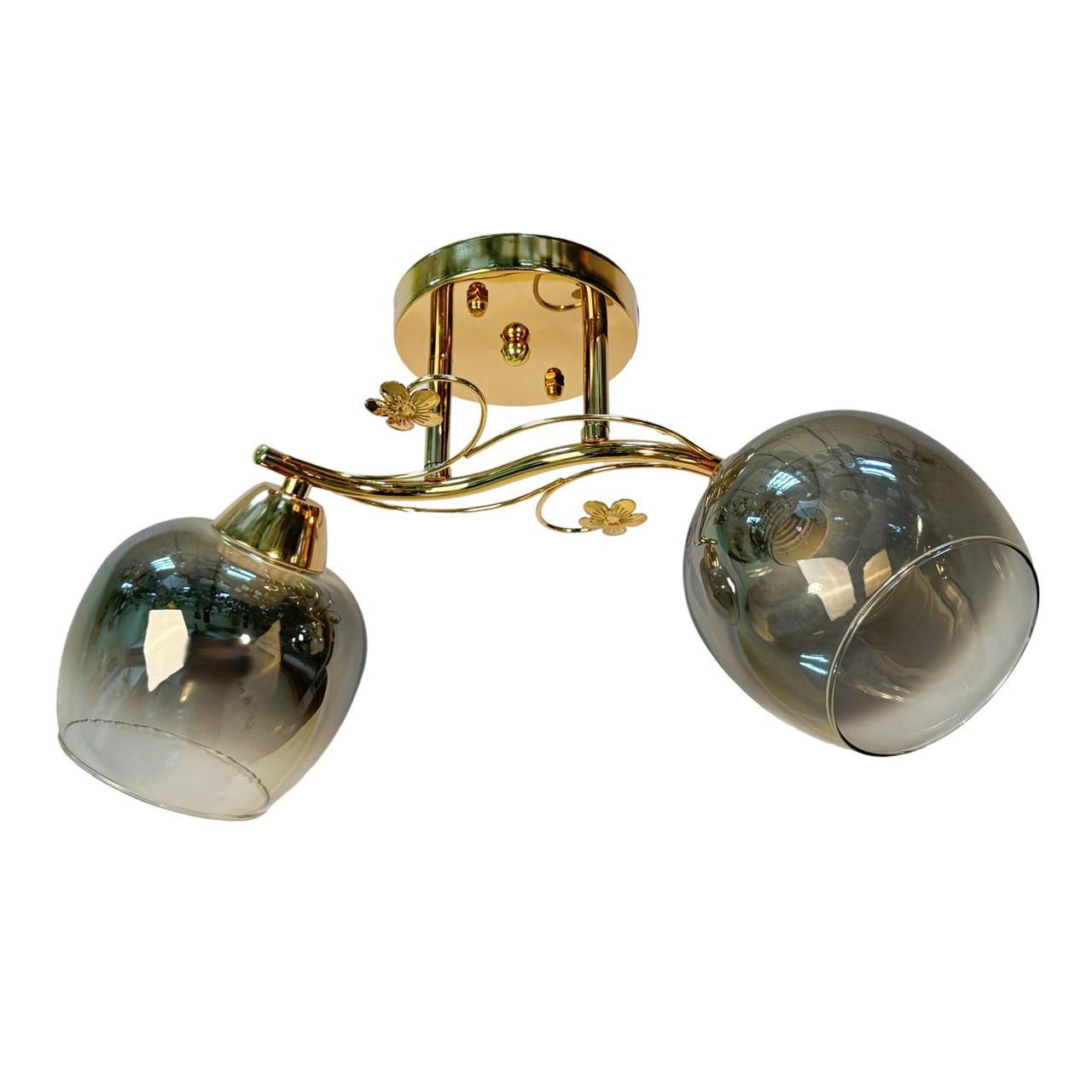 Люстра потолочная на 2 плафона Svet SC-VV3134/2 FG Золотой