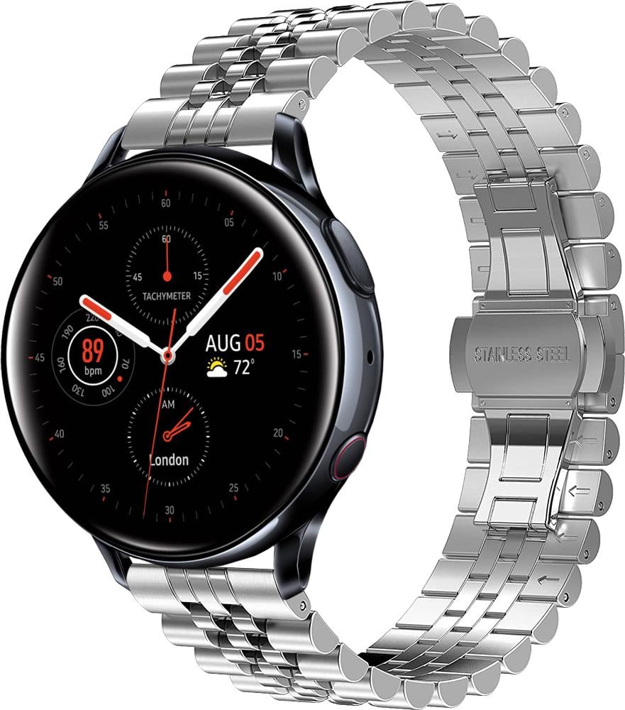 Браслет металлический Stech для Galaxy Watch Active 2 40/44 мм Silver (26968-59)