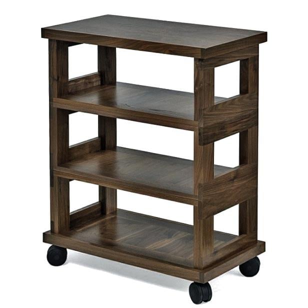 Етажерка на колесах з дерева Хаслія Капучино (ЭТА-002509)