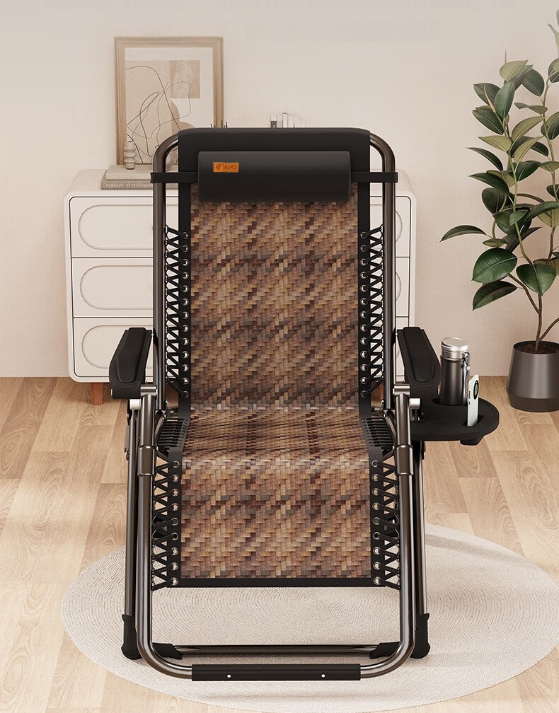 Шезлонг раскладной Zero Gravity WCG S-9 р из ротанга Черный/Коричневый (S-91) - фото 5 Шезлонг раскладной Zero Gravity WCG S-9 р из ротанга Черный/Коричневый (S-91) - фото 5