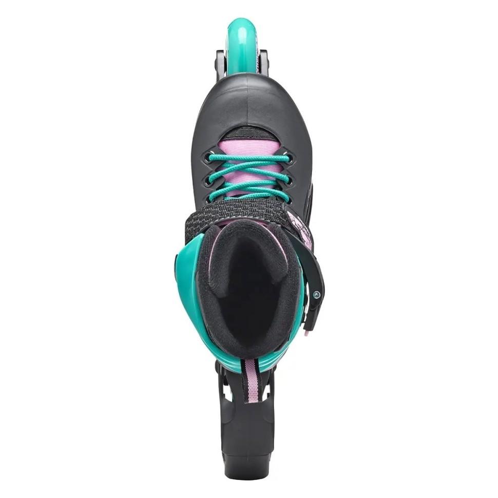 Ролики Rollerblade Fury р. 2023 Black-sea р. 36,5-40,5 Green - фото 6