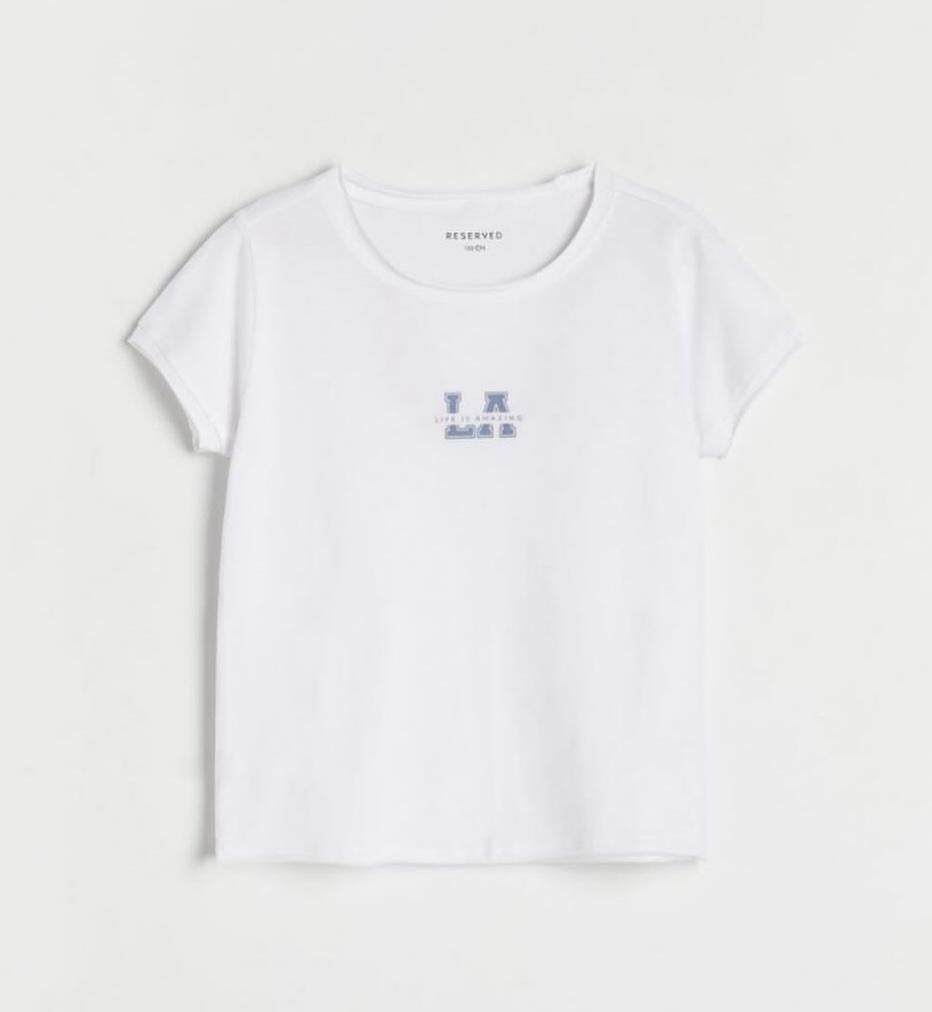 Футболка дитяча Reserved 122 см Білий (51)