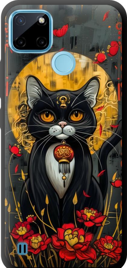 Чехол на Realme C21Y China Cat (6134b-2472-42517) Чехол на Realme C21Y China Cat (6134b-2472-42517)