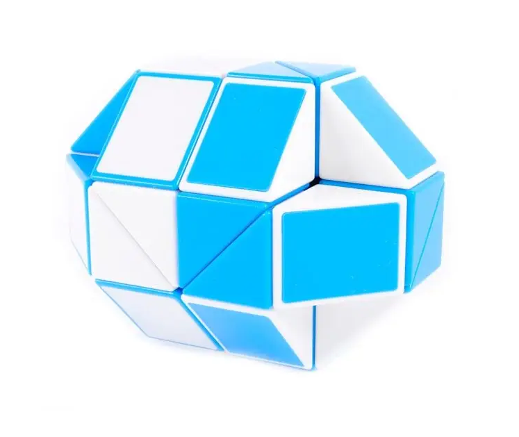 ᐉ QiYi Rubik's Snake 36 pcs blue 62 cm Змейка Рубика 36 элементов