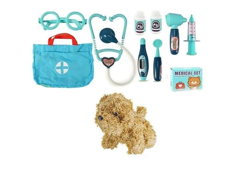 Набор доктора игровой собачка/аксессуары/сумка Blue (144809)