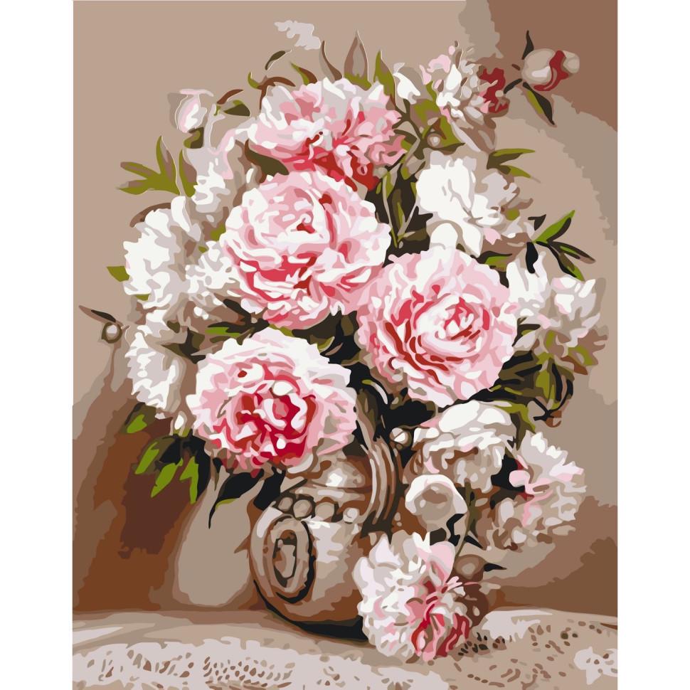 Картина за номерами ART CRAFT 13141-AC Ніжні півонії 40x50 см (RLT29990)