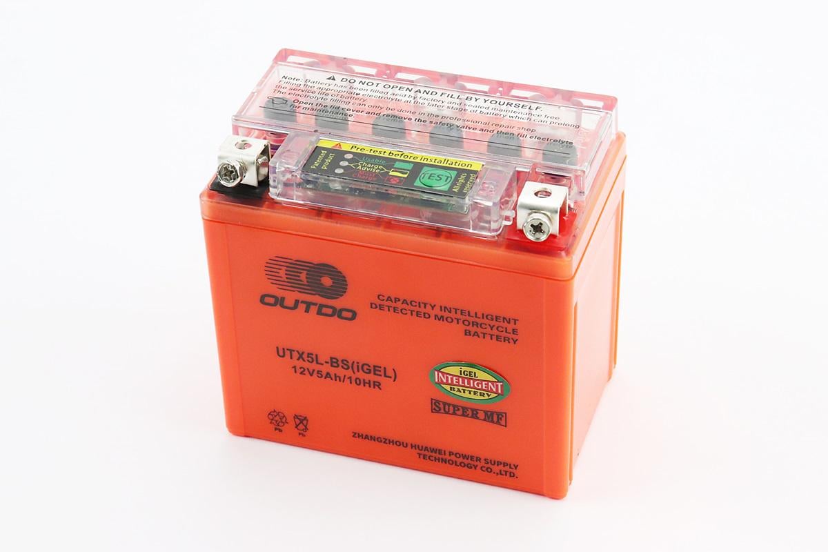 Акумулятор з індикатором 12V 5Ah UTX5L-BS GEL 113x70x107 мм (301335)