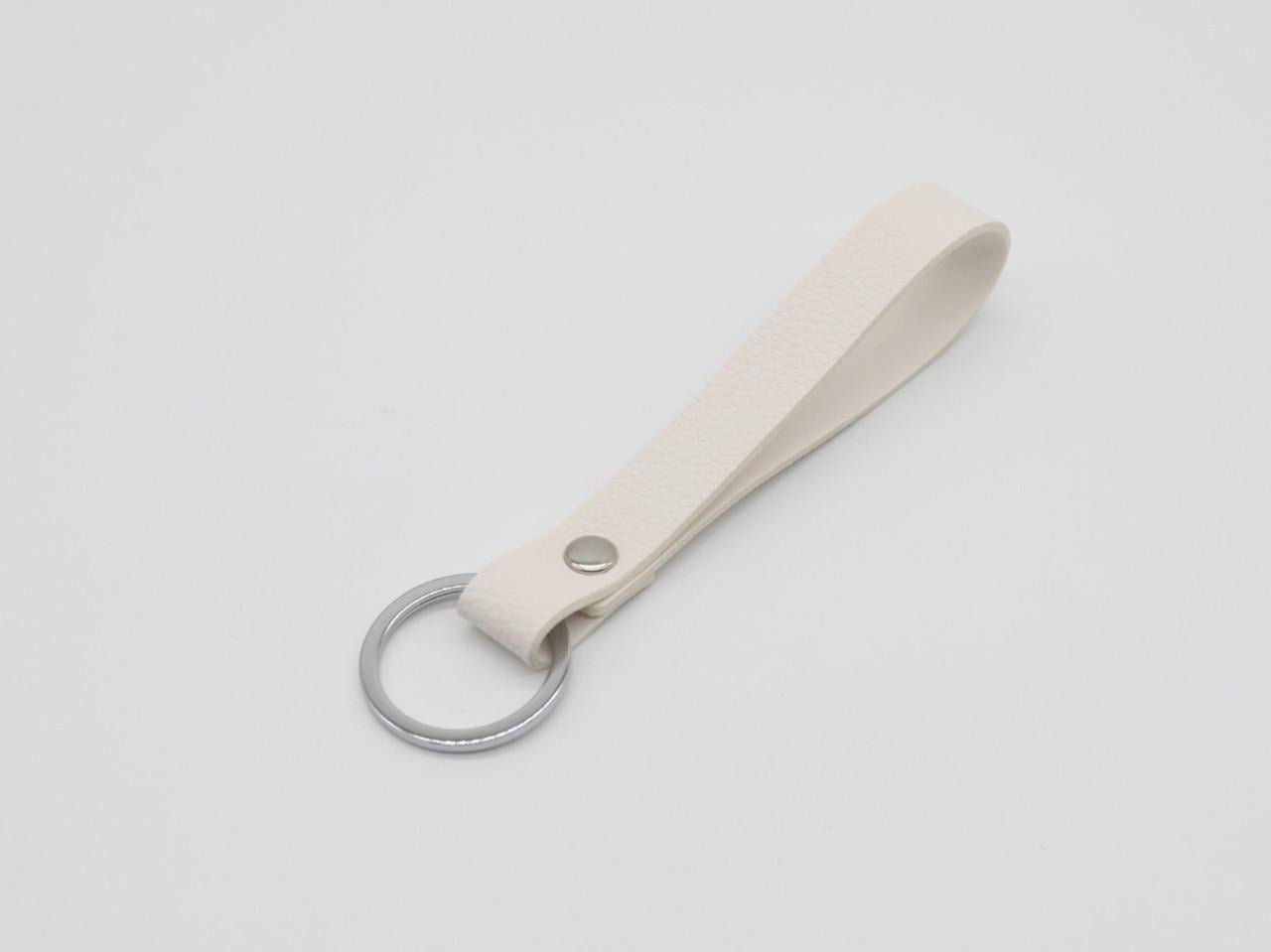 Кольцо для ключей с ремешком 140х25 мм Белый (842568769)