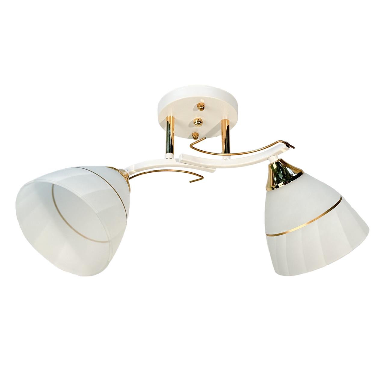 Люстра стельова SC-6119/2WH+FG Білий (25153227)