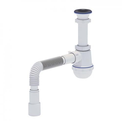 Сифон для мойки ANI Plast с гибкой трубкой 1 1/2"х40 40х40/50 (A0115UKREU)