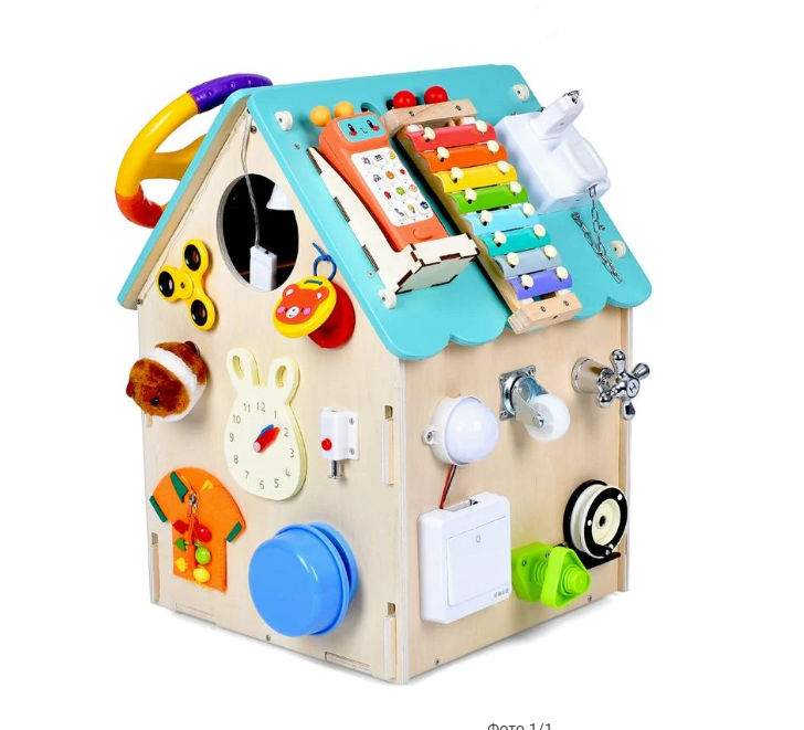 Іграшка дерев'яна Бізікуб будинок (MD 1341)