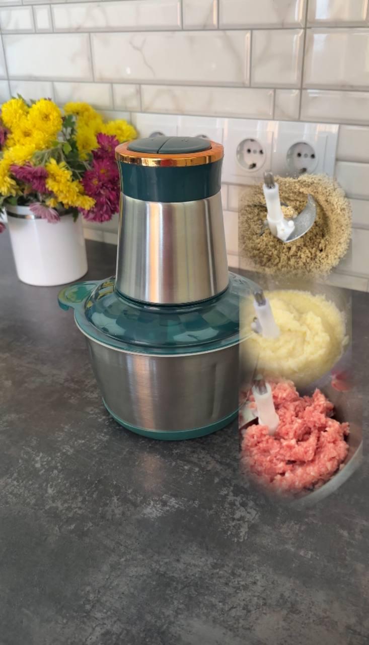 Подрібнювач з металевою чашею 1200 Вт 2 л - фото 6