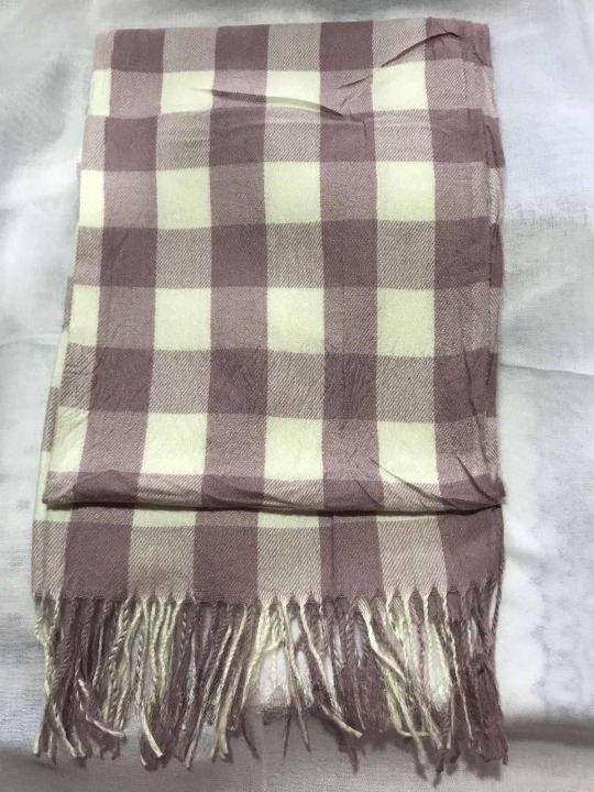 Шарф женский кашемировый в клетку (ШарфКаш84)