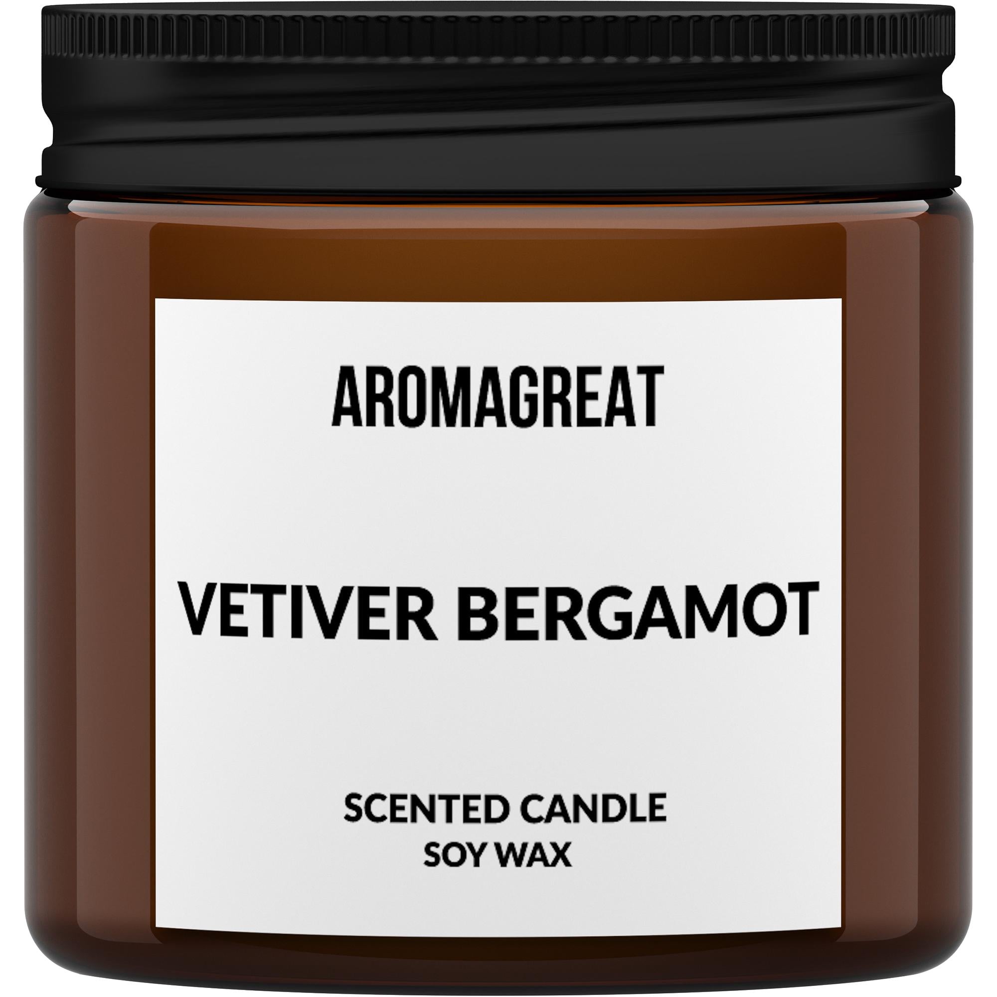 Ароматическая свеча из соевого воска Vetiver & Bergamot 100 г