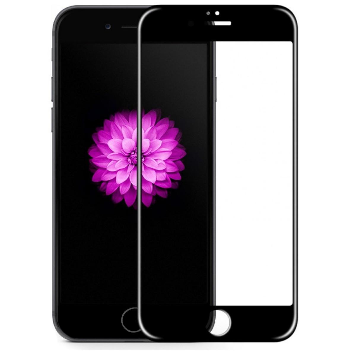 Защитное стекло Glass Full Glue для iPhone 7/8 Plus Black (91)